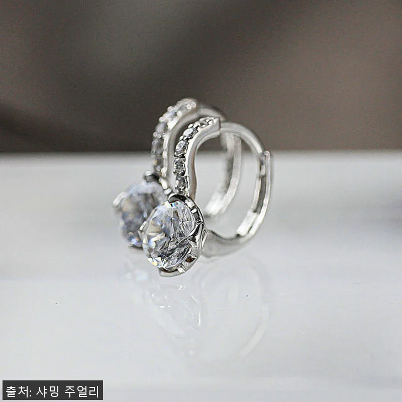 3부 다이아 귀걸이 천연 우신 G S 관련 이미지 6