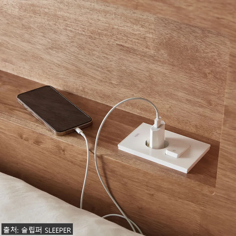 슬립퍼 꽃별 고목나무 원목침대 LED 관련 이미지 7