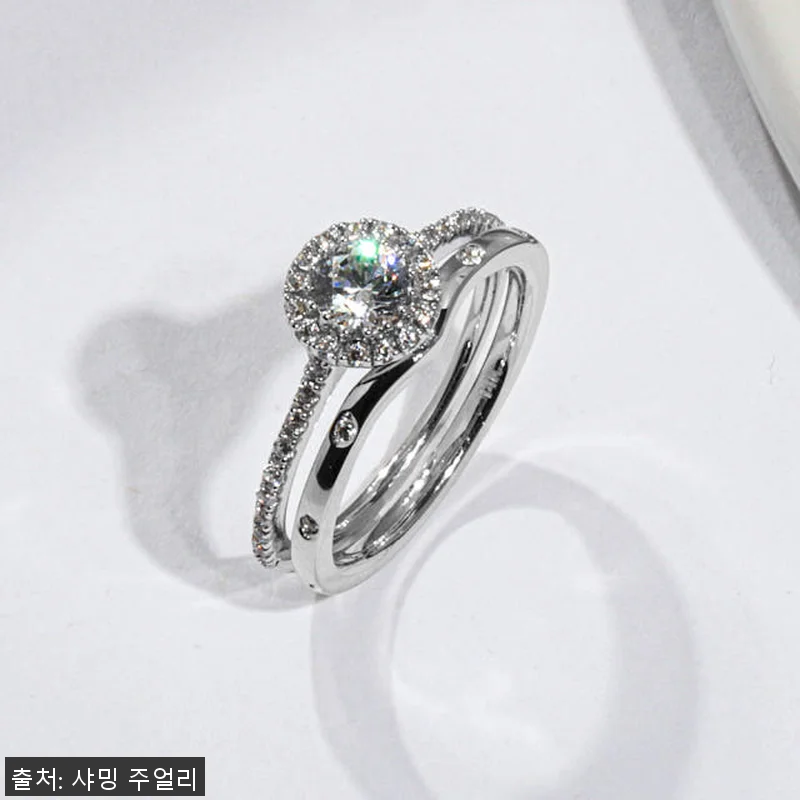 3부 다이아 반지 천연 GIA F S 관련 이미지 7