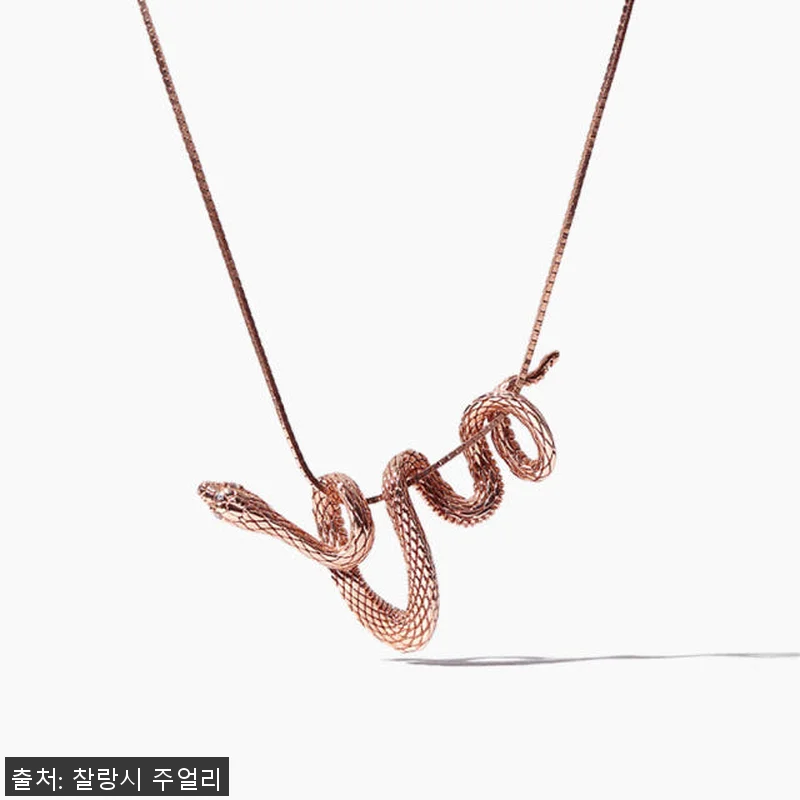 찰랑시 랩다이아 스네이크 뱀 목걸이 관련 이미지 7