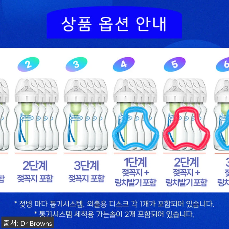 닥터브라운 유리 베이직 젖병 와이드넥 관련 이미지 8