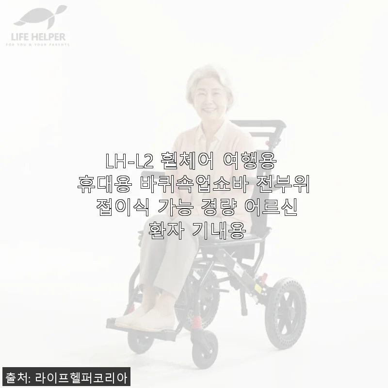 LH-L2 휠체어 여행용 휴대용 바퀴쇽업쇼바 사용후기