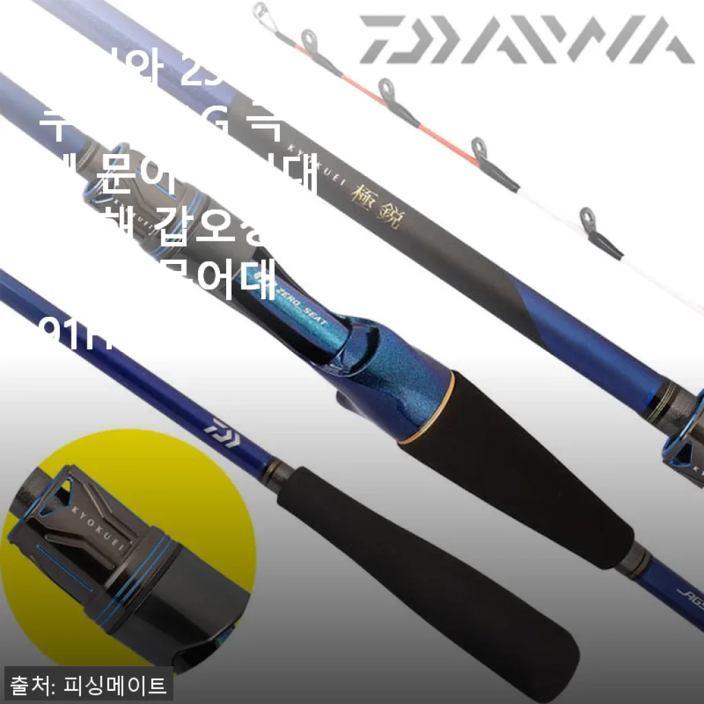 다이와 25 쿄쿠에이 LG 극예 문어 낚시대 91H-170 사용후기