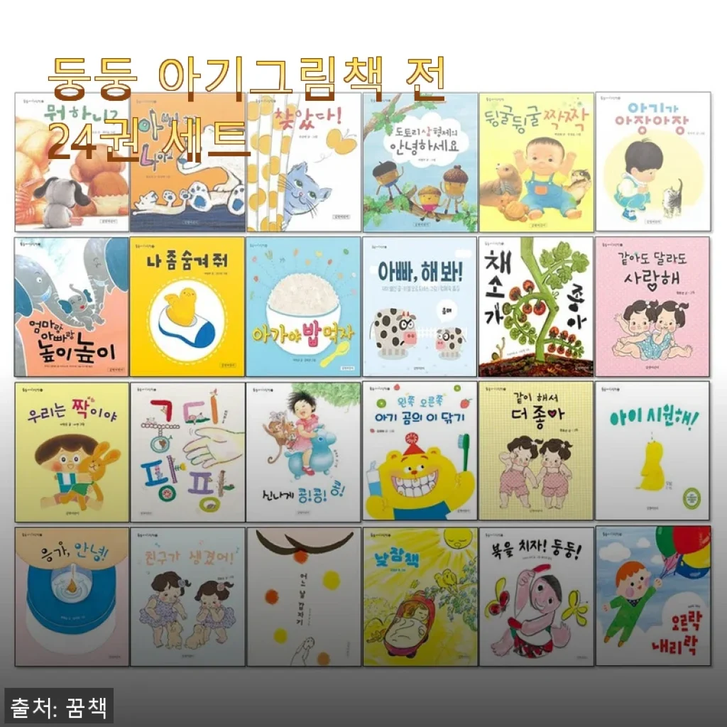 둥둥 아기그림책 전24권 세트 사용후기와 구매 팁
