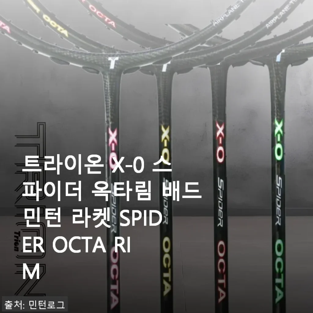 트라이온 X-0 스파이더 옥타림 배드민턴 라켓 사용후기