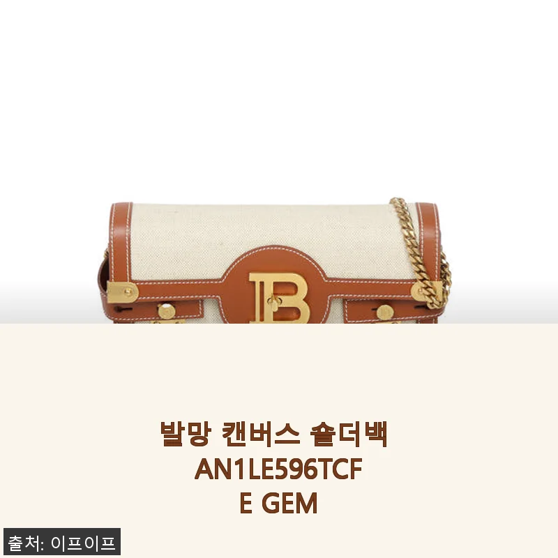 발망 캔버스 숄더백 AN1LE596TCFE GEM 사용후기 및 상세 소개
