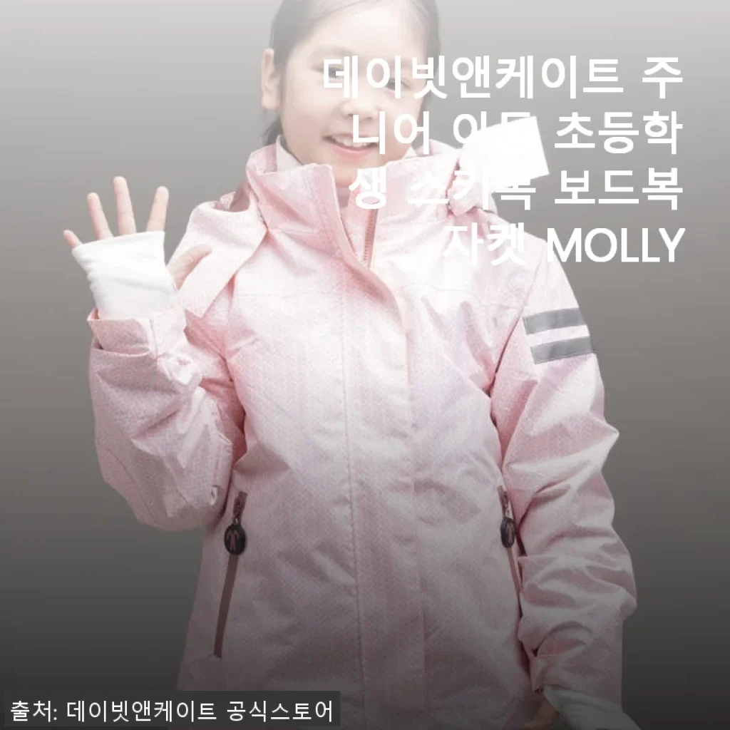 데이빗앤케이트 주니어 아동 초등학생 스키복 보드복 자켓 MOLLY 사용후기