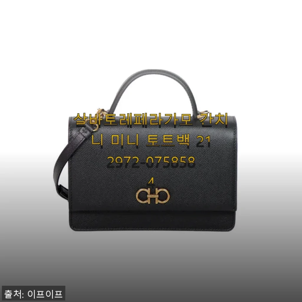 살바토레페라가모 간치니 미니 토트백 212972-0758584 사용후기