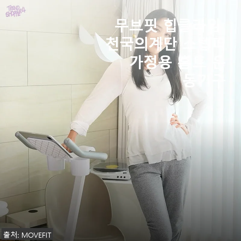 무브핏 힙클라임 천국의계단 스텝퍼 사용후기: 집에서 즐기는 효과적인 하체 운동기구