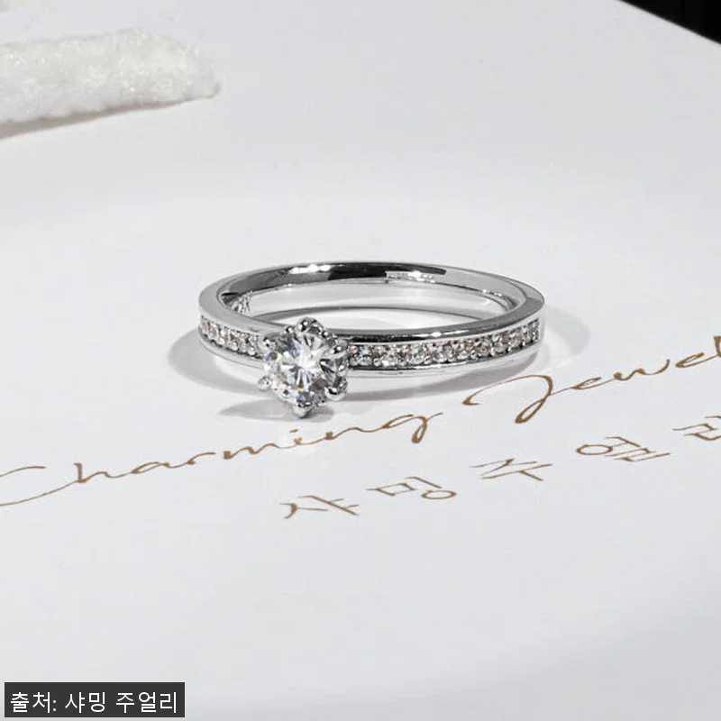 3부 5부 다이아 반지 천연 현대 우 관련 이미지 1