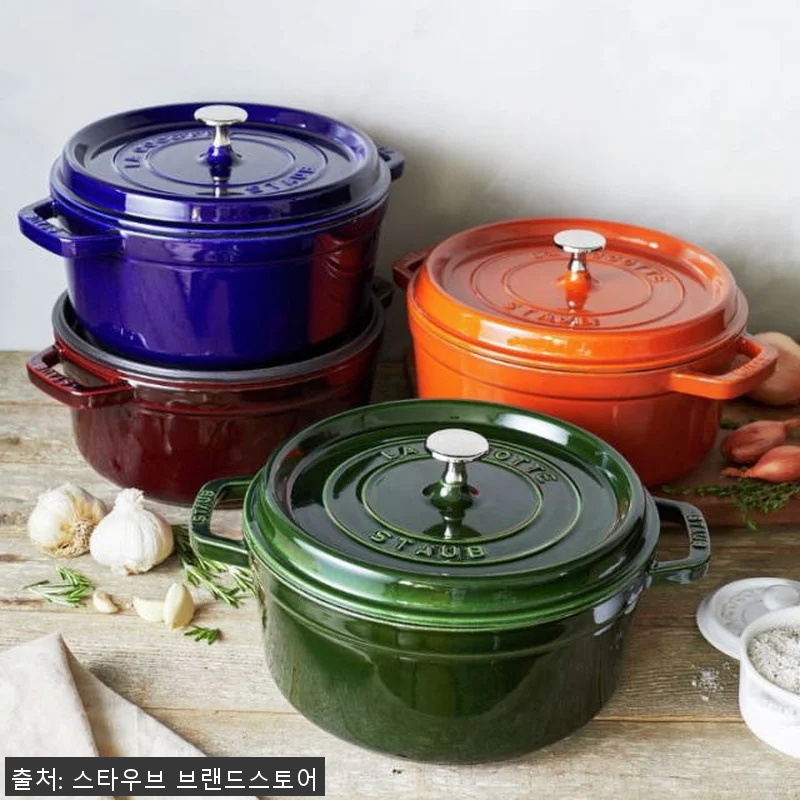 스타우브 원형 꼬꼬떼 바질그린 20c 관련 이미지 1