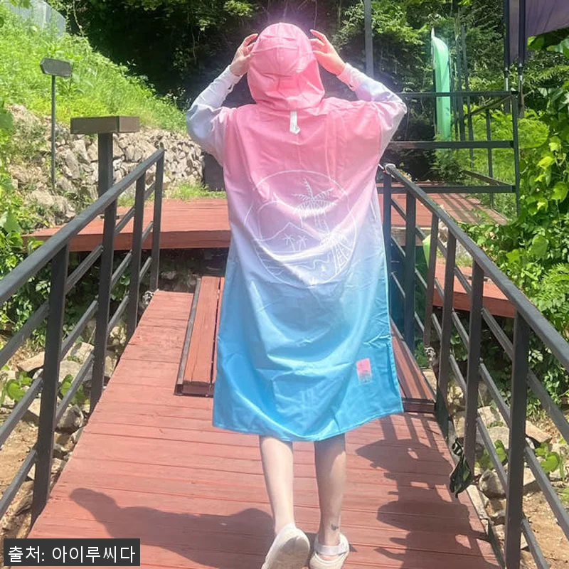 미코허그 성인 후드비치타올 극세사 입 관련 이미지 1