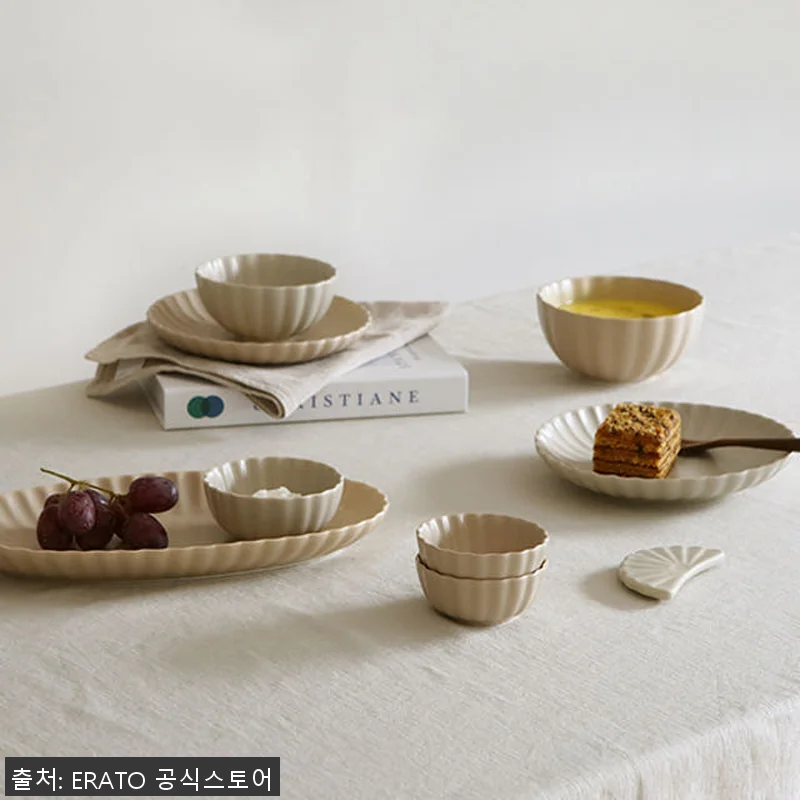 에라토 쉘 4인 명품 도자기 그릇 홈 관련 이미지 1