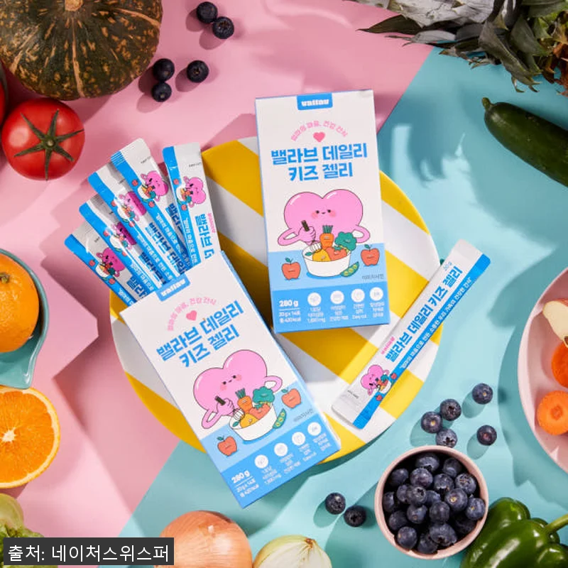밸라브 키즈 야채 과일 비건 젤리 비 관련 이미지 2