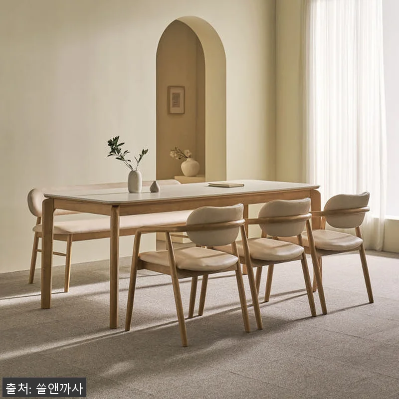 쏠앤까사 우디 고무나무 원목 포세린 관련 이미지 2