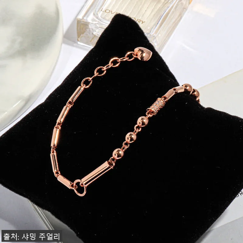 14K 로라 원통 볼 체인 팔찌 사용 관련 이미지 2