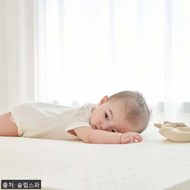 꿀잠 라텍스 신생아 유아 아기 침대매 관련 이미지 2