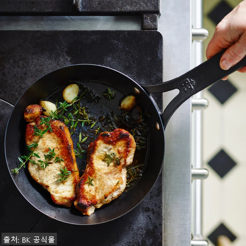 BK쿡웨어 블랙스틸 카본스틸팬 28c 관련 이미지 3