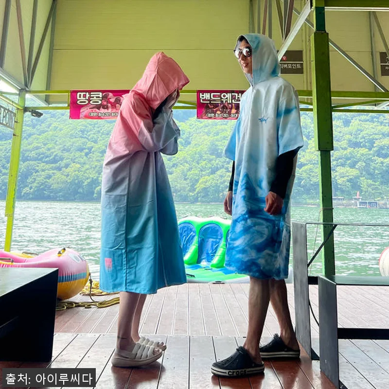 미코허그 성인 후드비치타올 극세사 입 관련 이미지 3