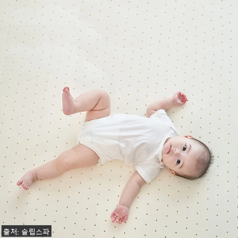 꿀잠 라텍스 신생아 유아 아기 침대매 관련 이미지 3