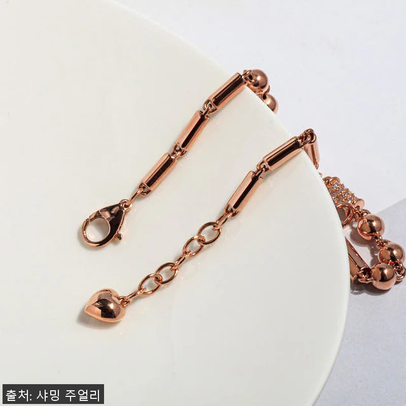 14K 로라 원통 볼 체인 팔찌 사용 관련 이미지 4