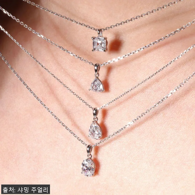 1캐럿 물방울 다이아 목걸이 IGI 관련 이미지 4