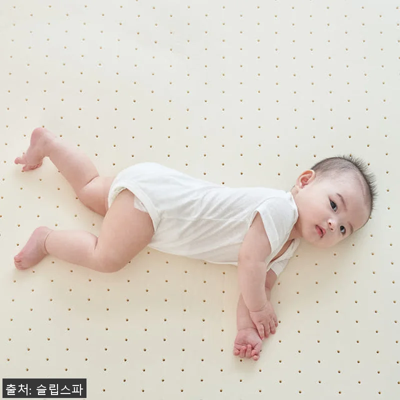 꿀잠 라텍스 신생아 유아 아기 침대매 관련 이미지 4