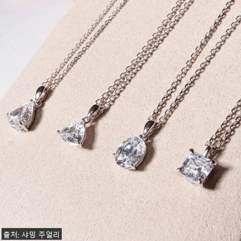 1캐럿 물방울 다이아 목걸이 IGI 관련 이미지 5