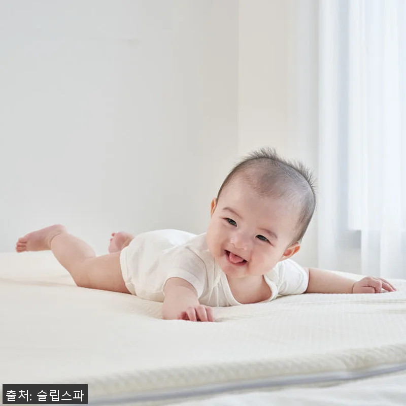 꿀잠 라텍스 신생아 유아 아기 침대매 관련 이미지 5