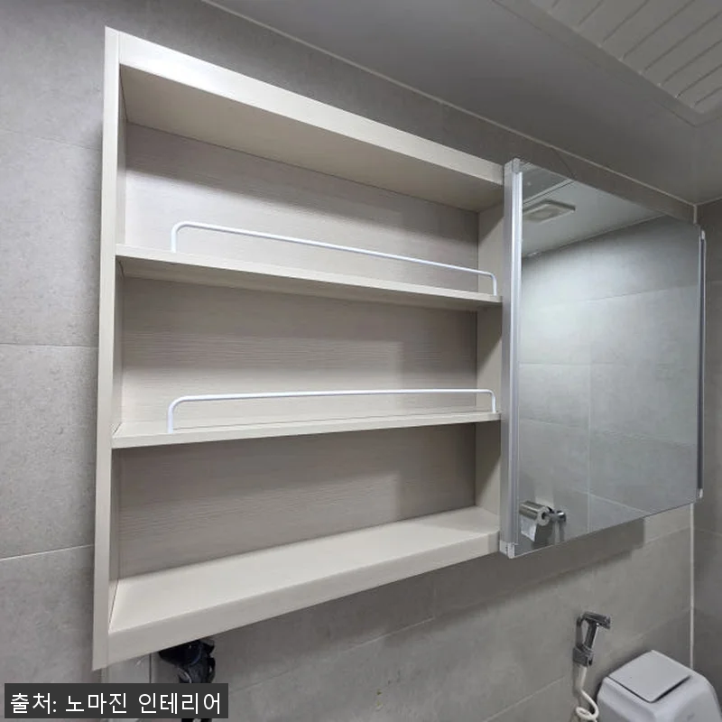 무료설치 욕실 슬라이드장 거울수납장 관련 이미지 6
