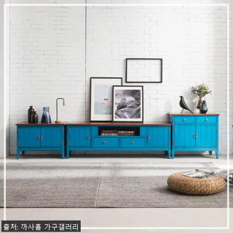 까사홈 프렌치로열 엔틱 원목 거실장세 관련 이미지 6