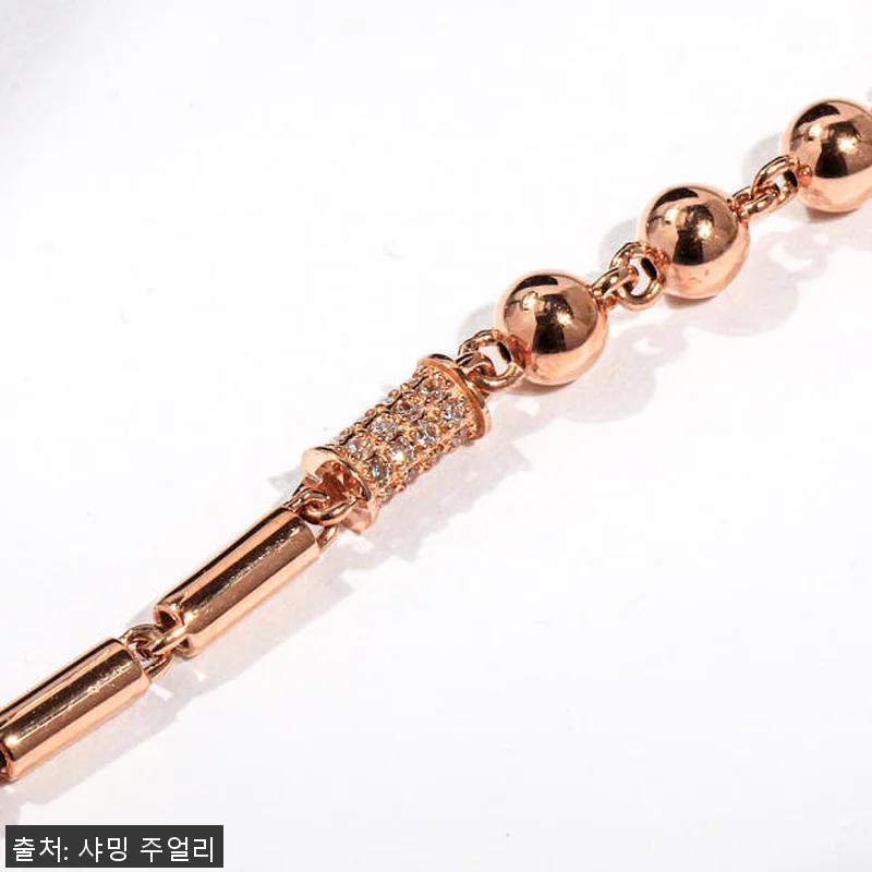 14K 로라 원통 볼 체인 팔찌 사용 관련 이미지 6