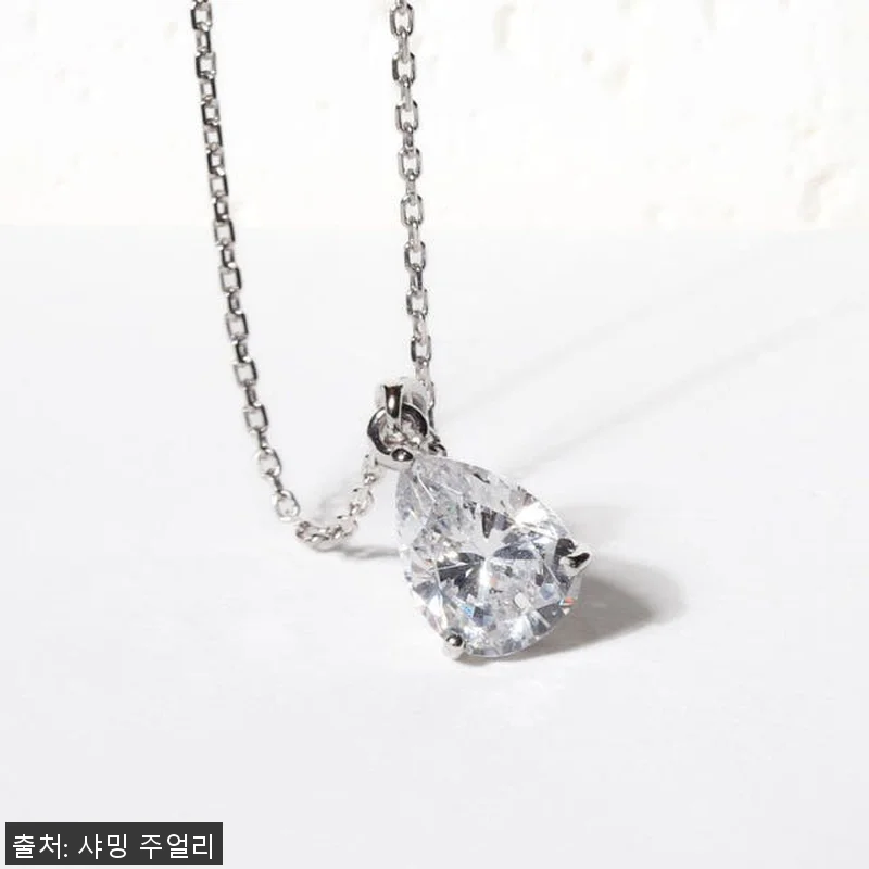 1캐럿 물방울 다이아 목걸이 IGI 관련 이미지 6