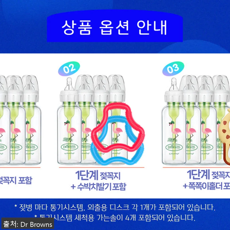 닥터브라운 유리 데코 젖병 내로우넥 관련 이미지 7