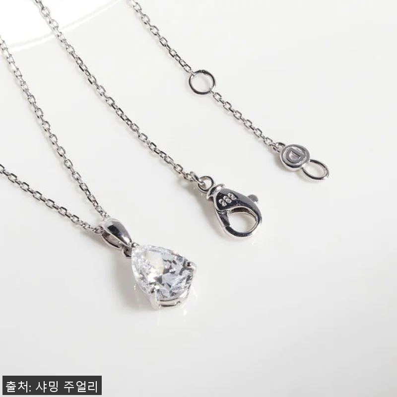 1캐럿 물방울 다이아 목걸이 IGI 관련 이미지 7