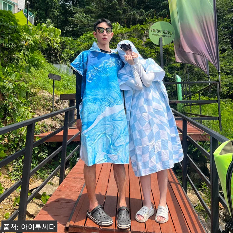 미코허그 성인 후드비치타올 극세사 입 관련 이미지 7