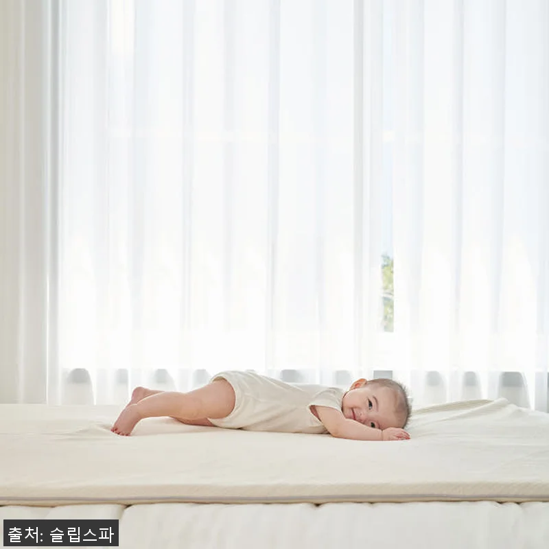 꿀잠 라텍스 신생아 유아 아기 침대매 관련 이미지 7