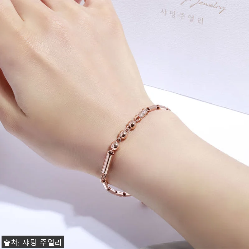 14K 로라 원통 볼 체인 팔찌 사용 관련 이미지 8