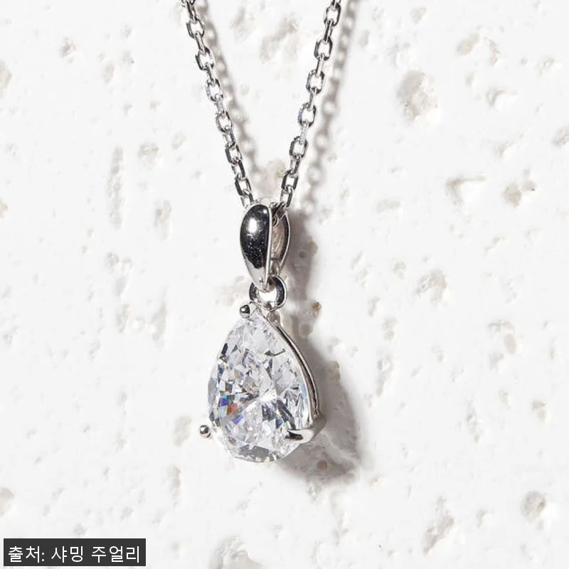 1캐럿 물방울 다이아 목걸이 IGI 관련 이미지 8