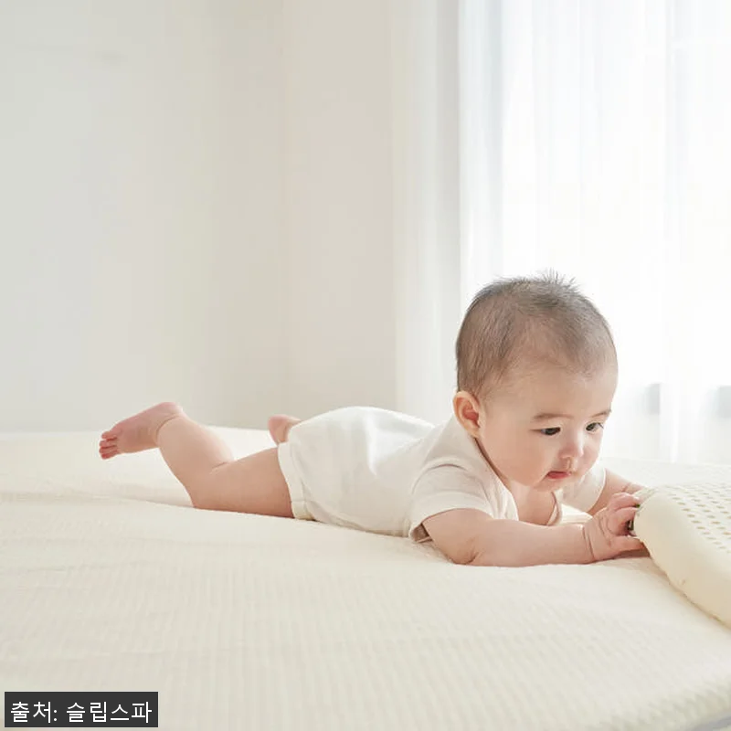꿀잠 라텍스 신생아 유아 아기 침대매 관련 이미지 8