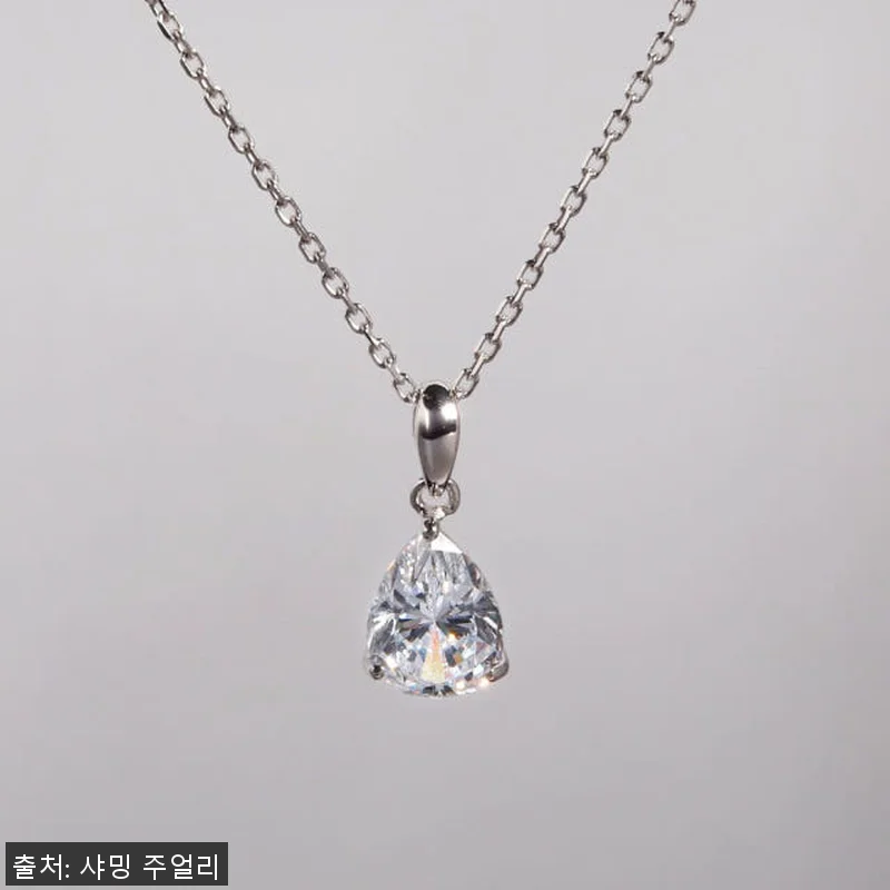 1캐럿 물방울 다이아 목걸이 IGI 관련 이미지 9