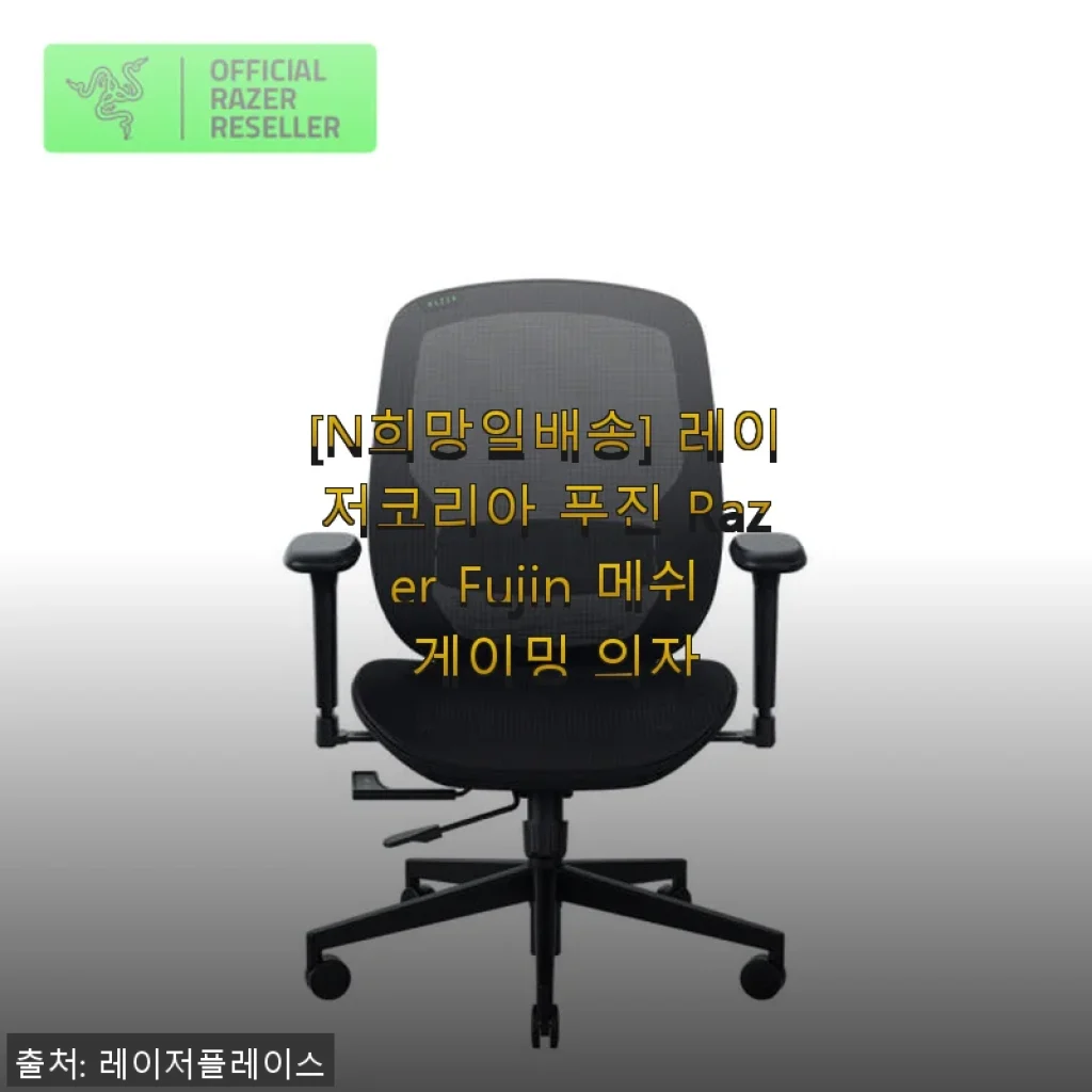 레이저코리아 푸진 Razer Fujin 메쉬 게이밍 의자 사용후기
