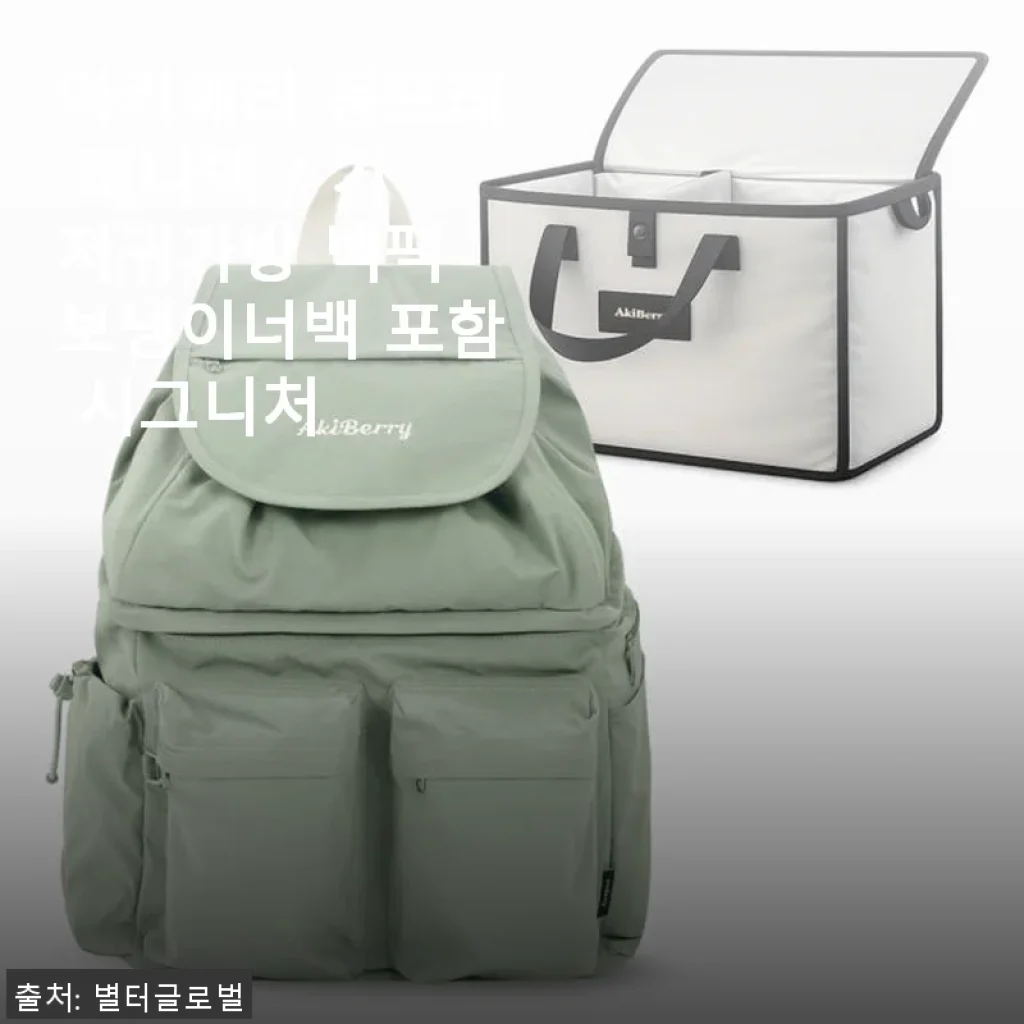 아키베리 몽프레 레나백 사용 후기, 육아맘의 실사용 경험 공유