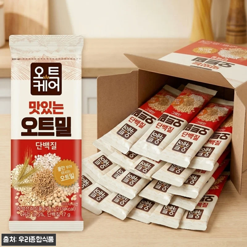 오트케어 맛있는 오트밀 50g 20개, 2가지 골라담기로 챙기는 간편 식사대용 세트 12 오트케어 맛있는 오트밀 50g 20개 관련 이미지 1