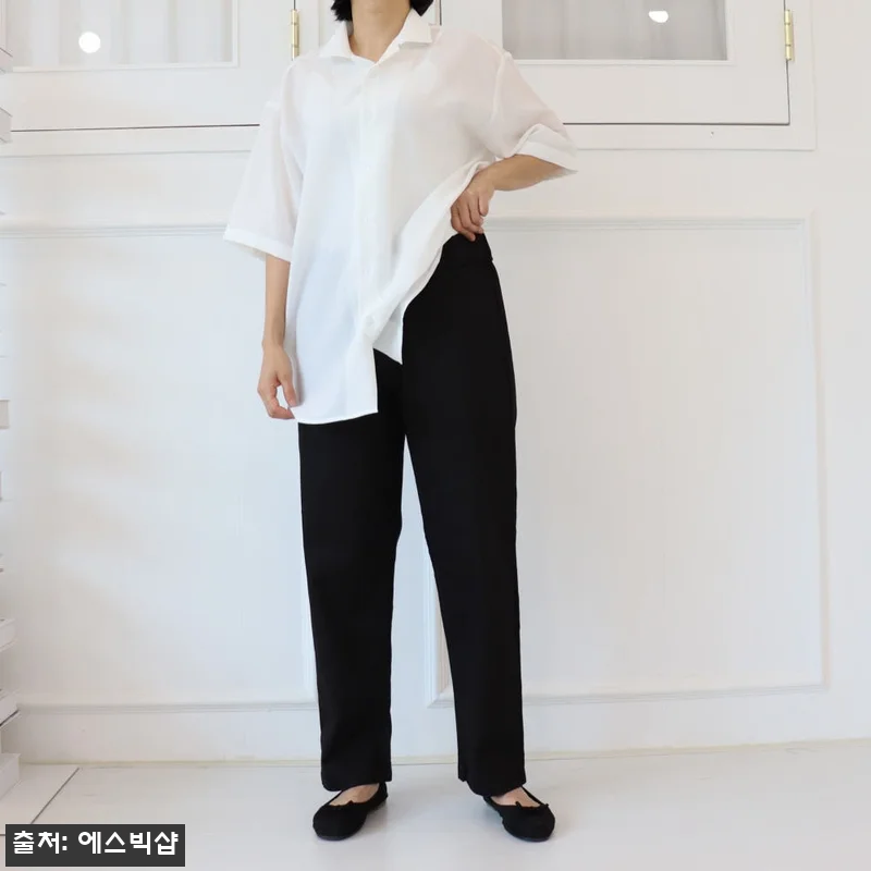빅사이즈 자체제작 스판 일자 바지 15,900원, 허리 밴딩 팬츠 구매 전 사이즈표 꼭 체크한 이유 13 빅사이즈 자체제작 스판 일자 바지 1 관련 이미지 1