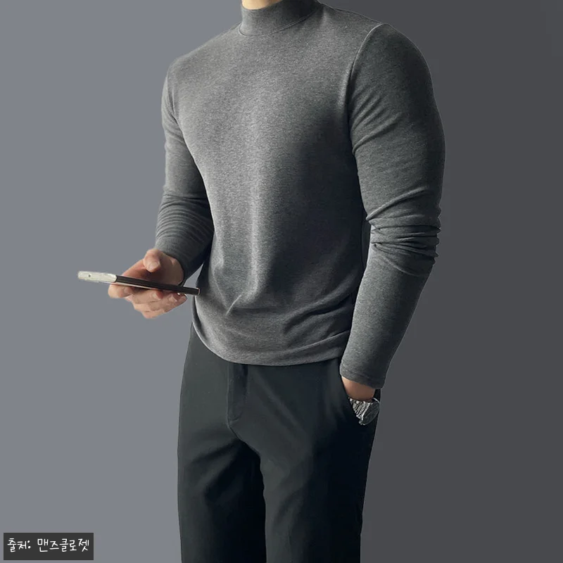 1+1 남자목티 남자반목티 기모목폴라 머슬핏긴팔, 겨울 데일리 이너로 눈여겨볼 이유 13 1+1 남자목티 남자반목티 기모목폴라 관련 이미지 2