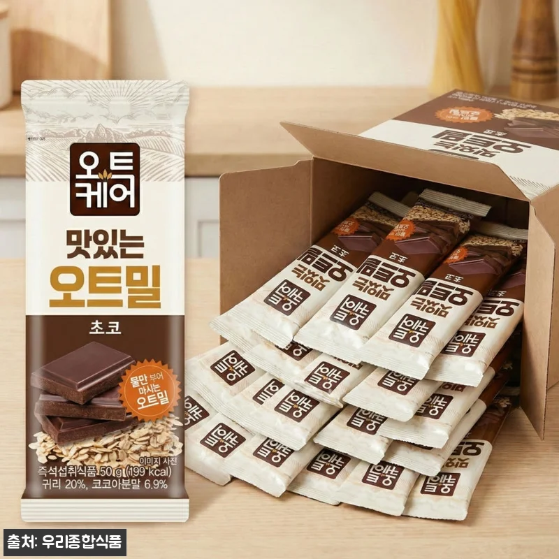 오트케어 맛있는 오트밀 50g 20개, 2가지 골라담기로 챙기는 간편 식사대용 세트 15 오트케어 맛있는 오트밀 50g 20개 관련 이미지 4