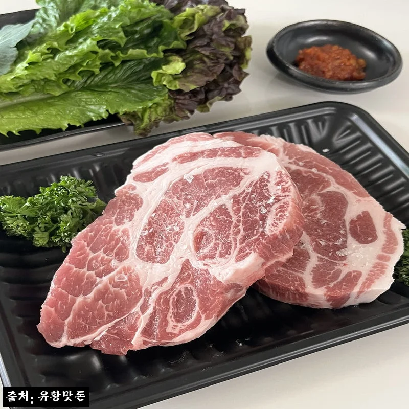 유황맛돈 목살 한돈 칼집 돼지고기 1kg, 캠핑 바비큐용으로 눈여겨볼 만한 이유
