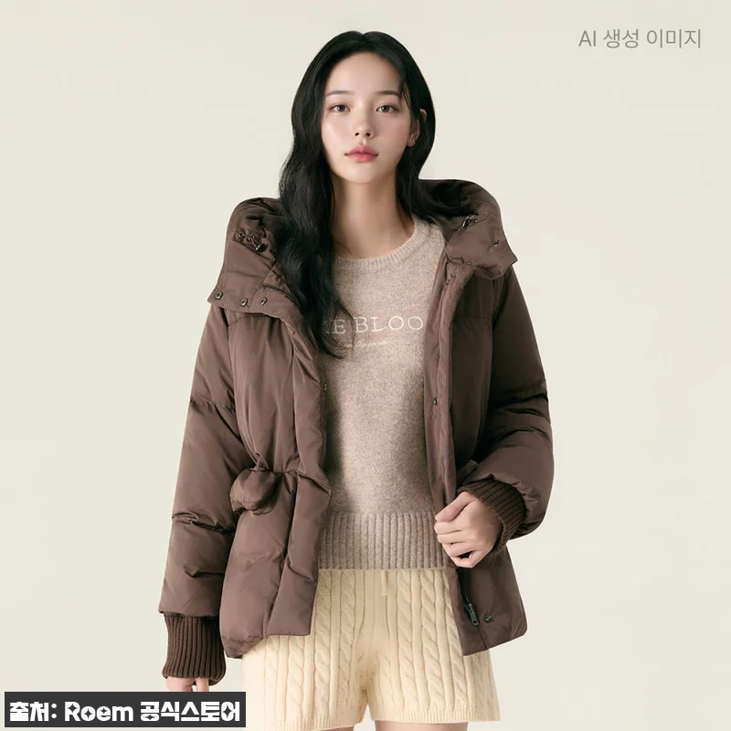 로엠 스트링 숏다운 RMJDG11R12, 50% 할인 중이라 눈여겨볼 겨울 아우터 6 로엠 스트링 숏다운 RMJDG11R1 관련 이미지 1