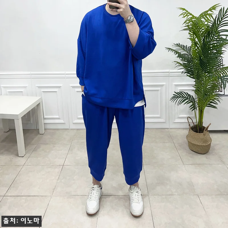 남자 여름 트레이닝복 오버핏 스트릿 관련 이미지 1